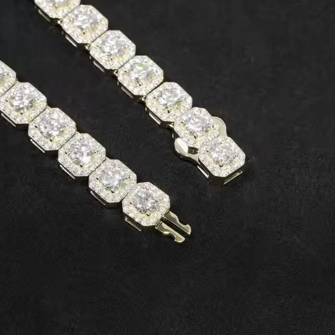 Square Diamond Tennis Chain