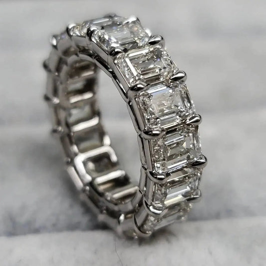 VVS Emerald Eternity Ring