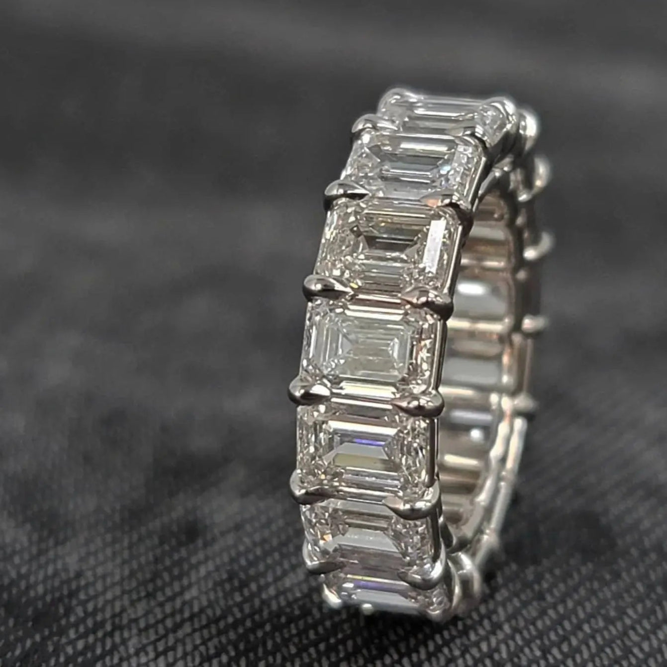 VVS Emerald Eternity Ring