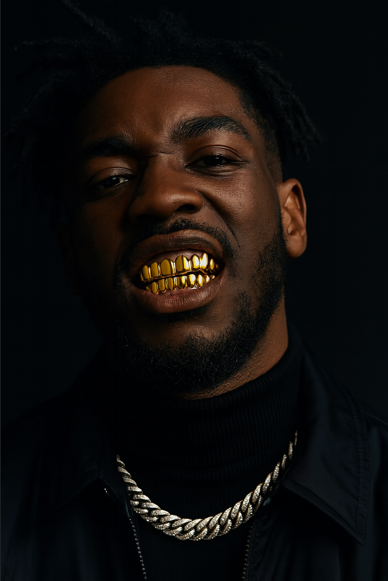8/8 Gold Teeth Grillz Set Top & Bottom
