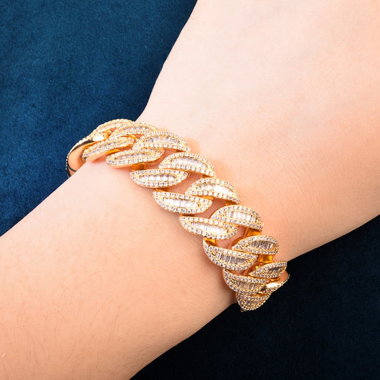 19MM Miami Cuban Chain Bracelet