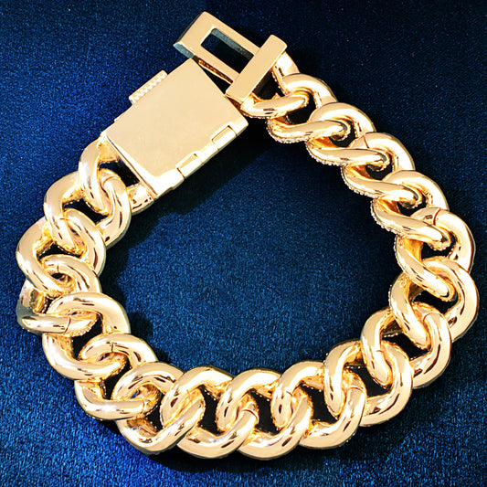 19mm Full Zircon Miami Cuban Bracelet