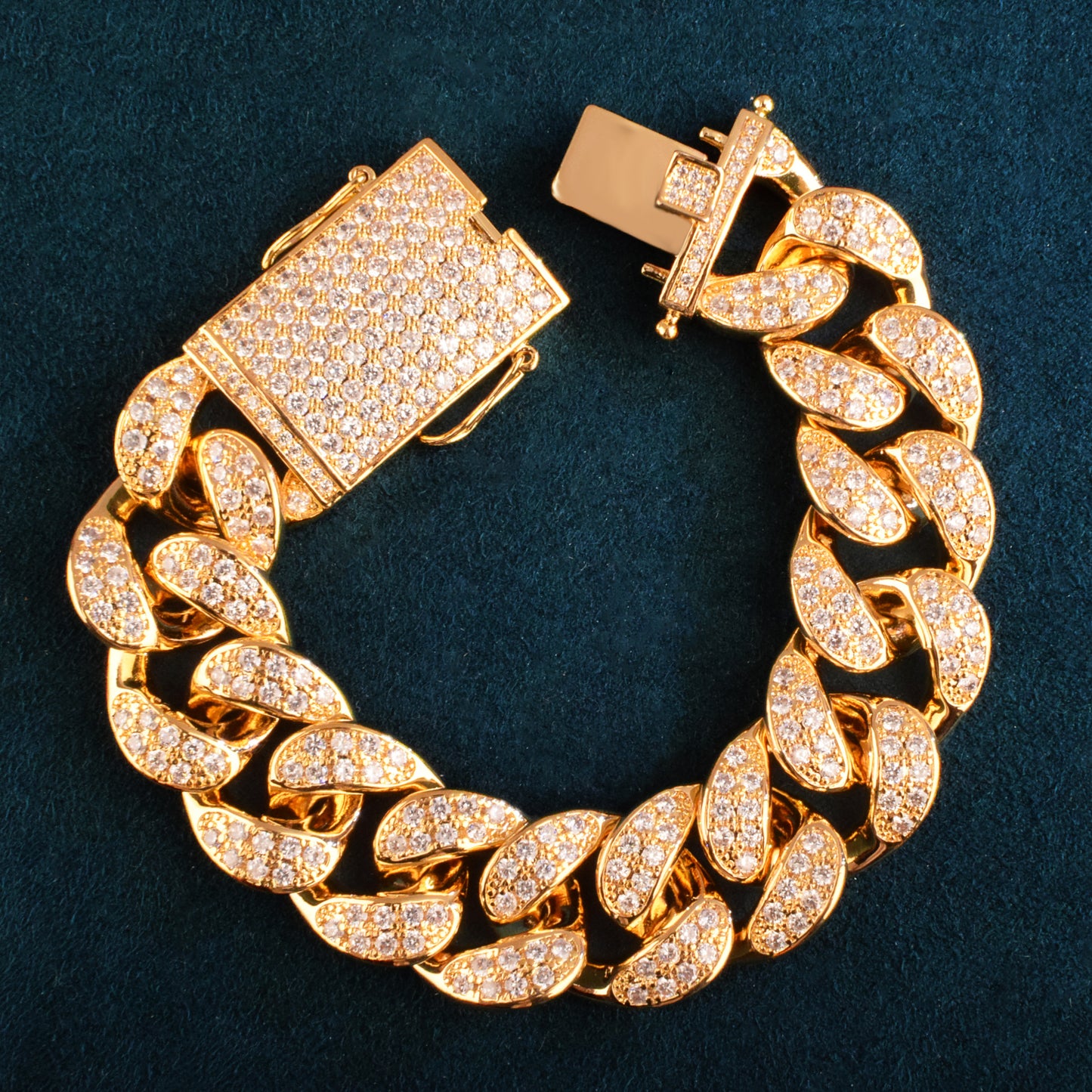 20mm Men's Chunky Miami Cuban Link Bracelet