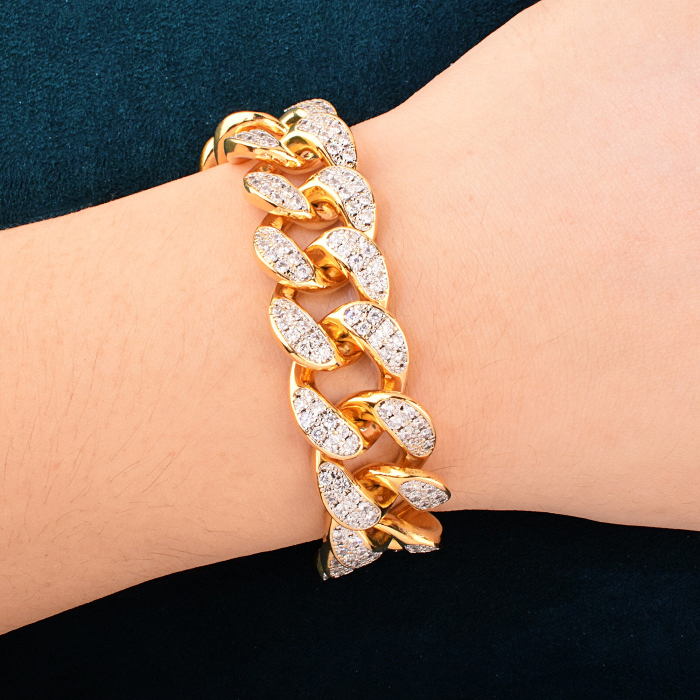 20mm Men's Chunky Miami Cuban Link Bracelet