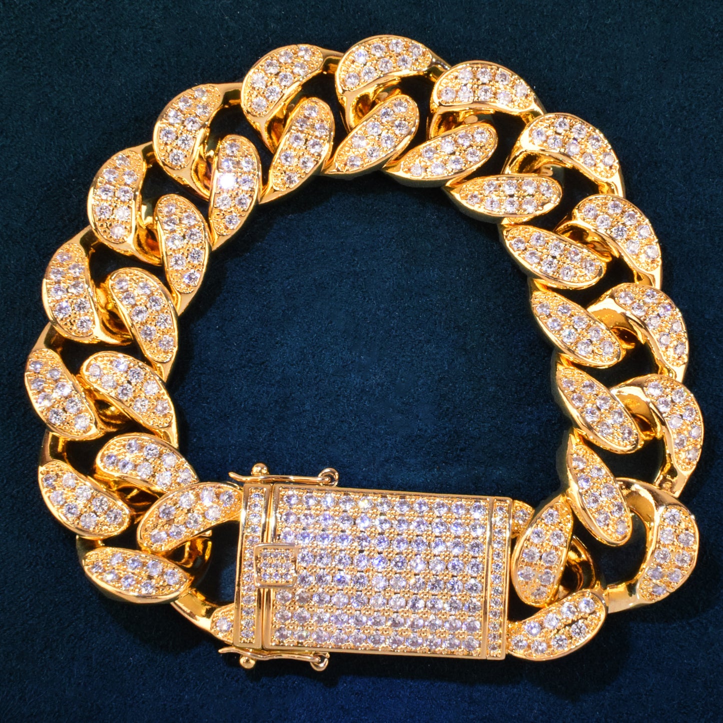 20mm Men's Chunky Miami Cuban Link Bracelet