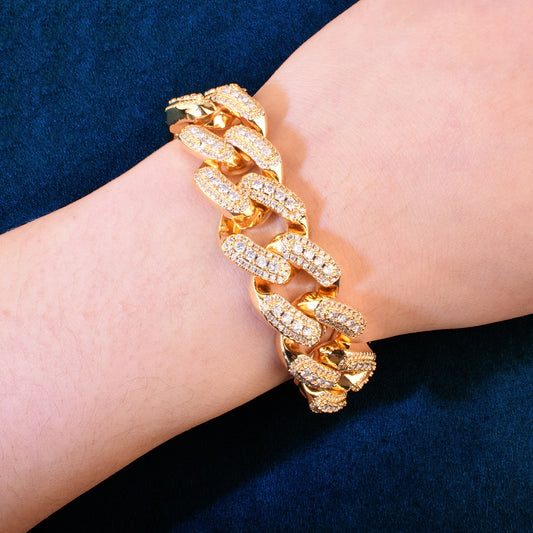 20mm Miami Cuban Chain Bracelet