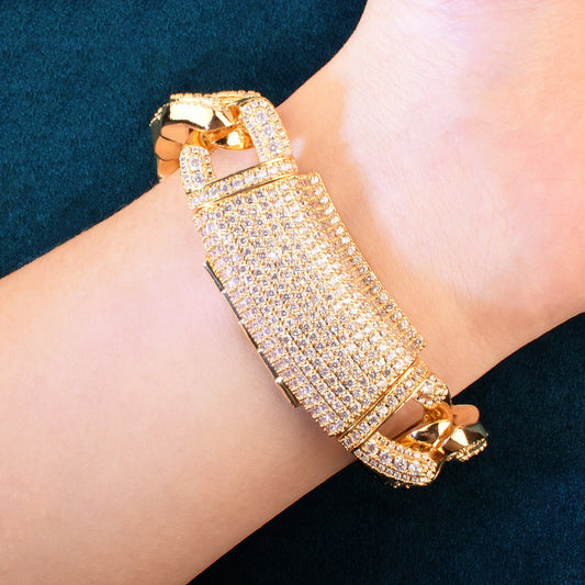 20mm Miami Cuban Chain Bracelet