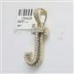 10K YELLOW GOLD ROUND DIAMOND INITIAL J LETTER CHARM PENDANT 1-1/5 CTTW