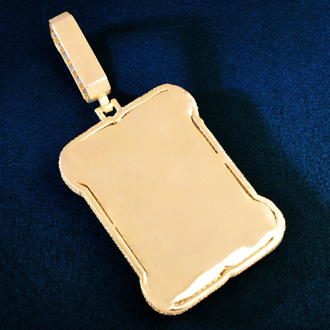 A~Z Single Baguette Letter Name Hip Hop Pendant