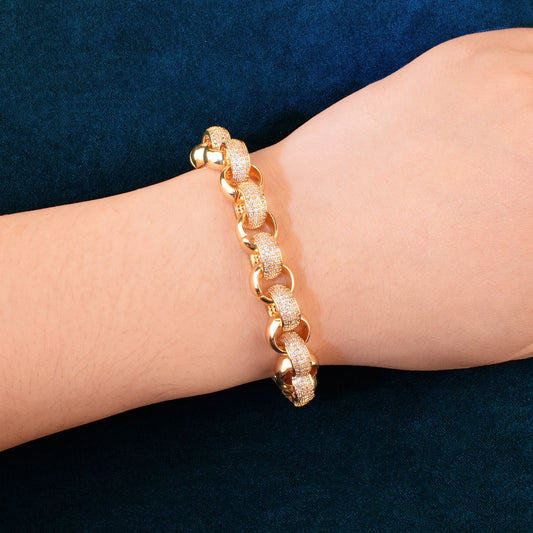 Circle Cuban Link Bracelet