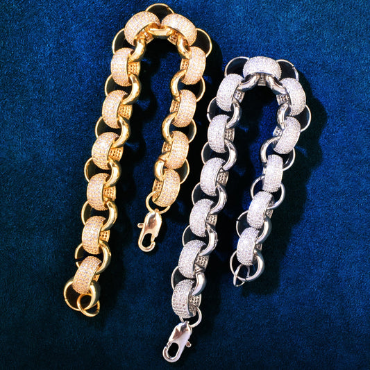 Circle Cuban Link Bracelet