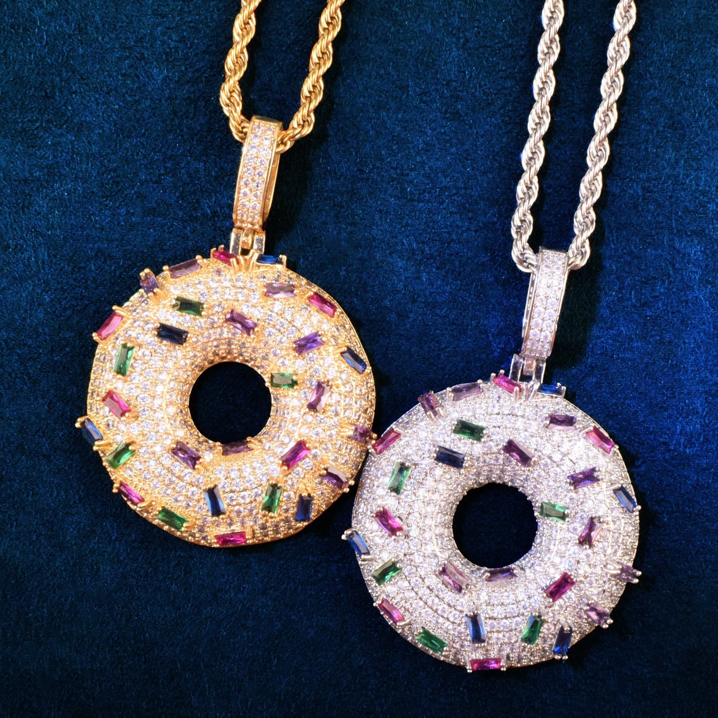 Colorful Donut Necklace