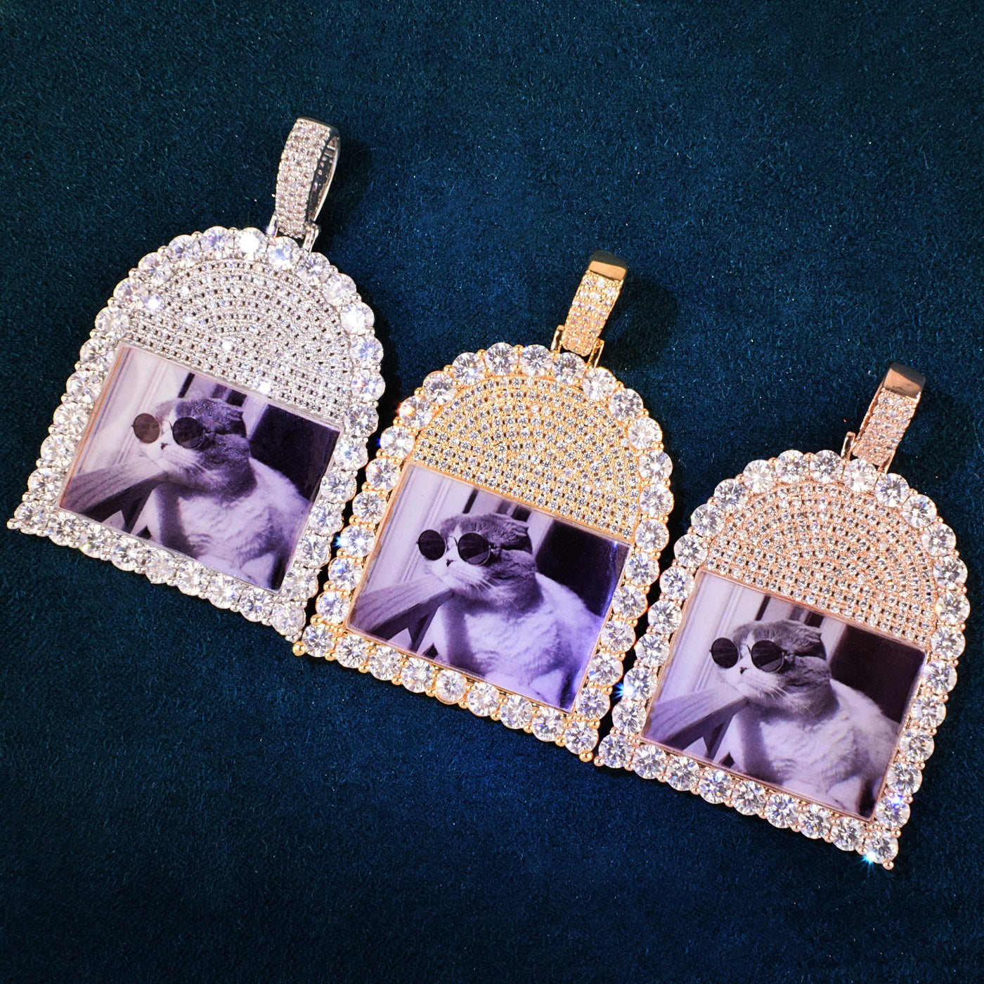 Tombstone Photo Necklace