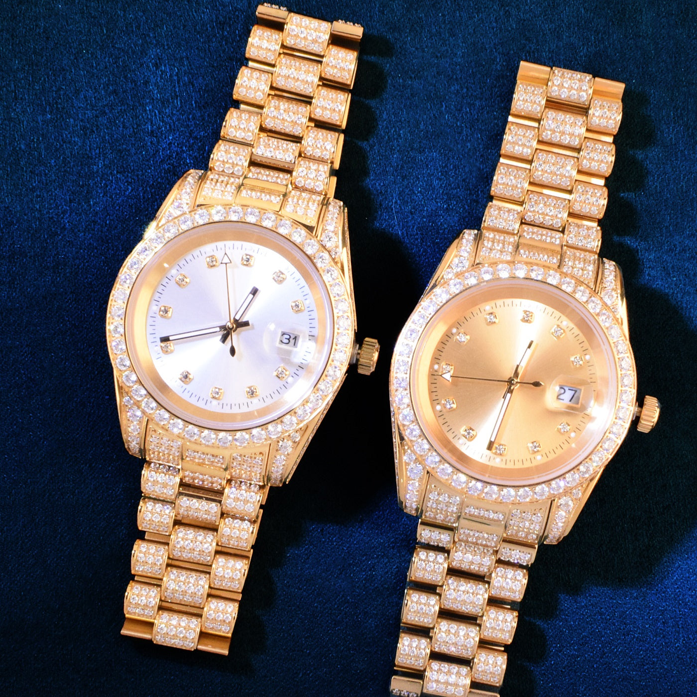 Fashion Mens Zircon Watches