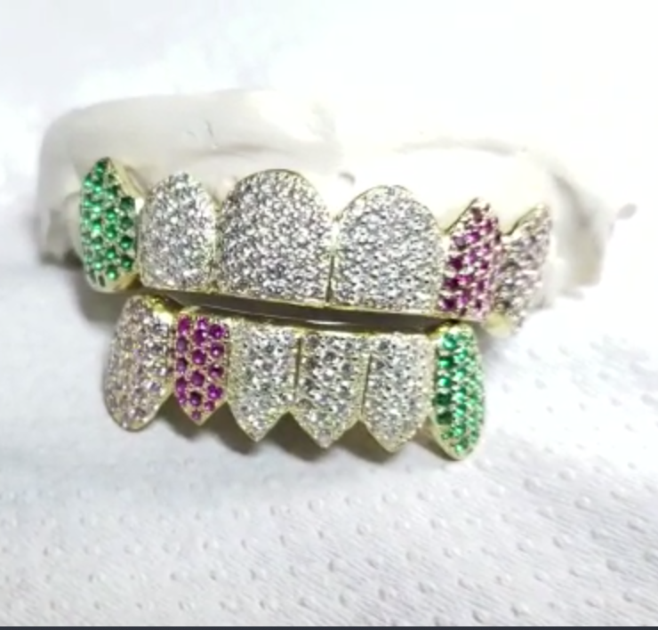 Fully iced out Grillz