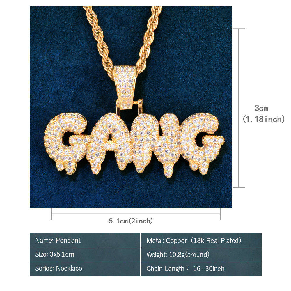 GANG Letter Necklace