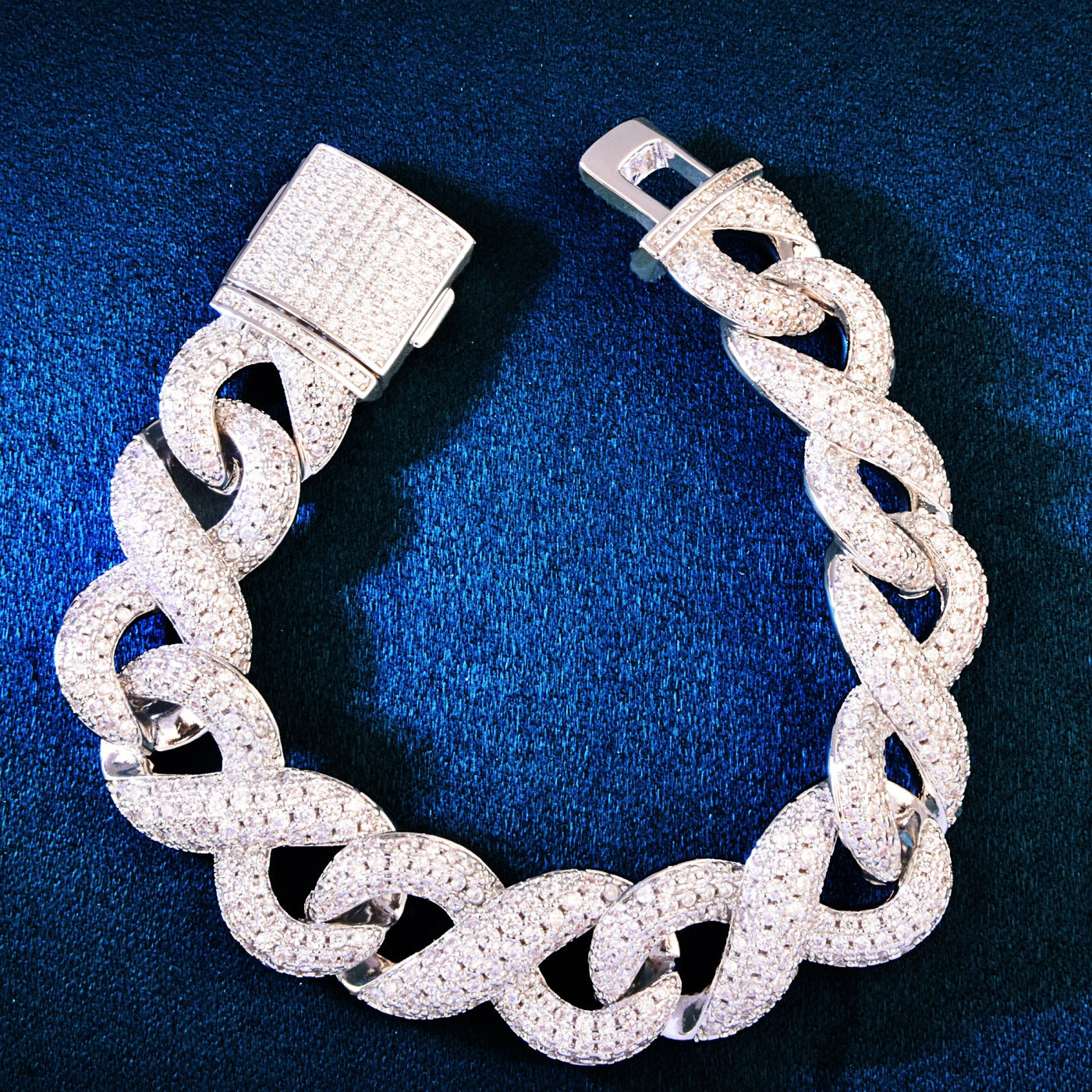 Infinity Style Miami Cuban Chain Bracelet
