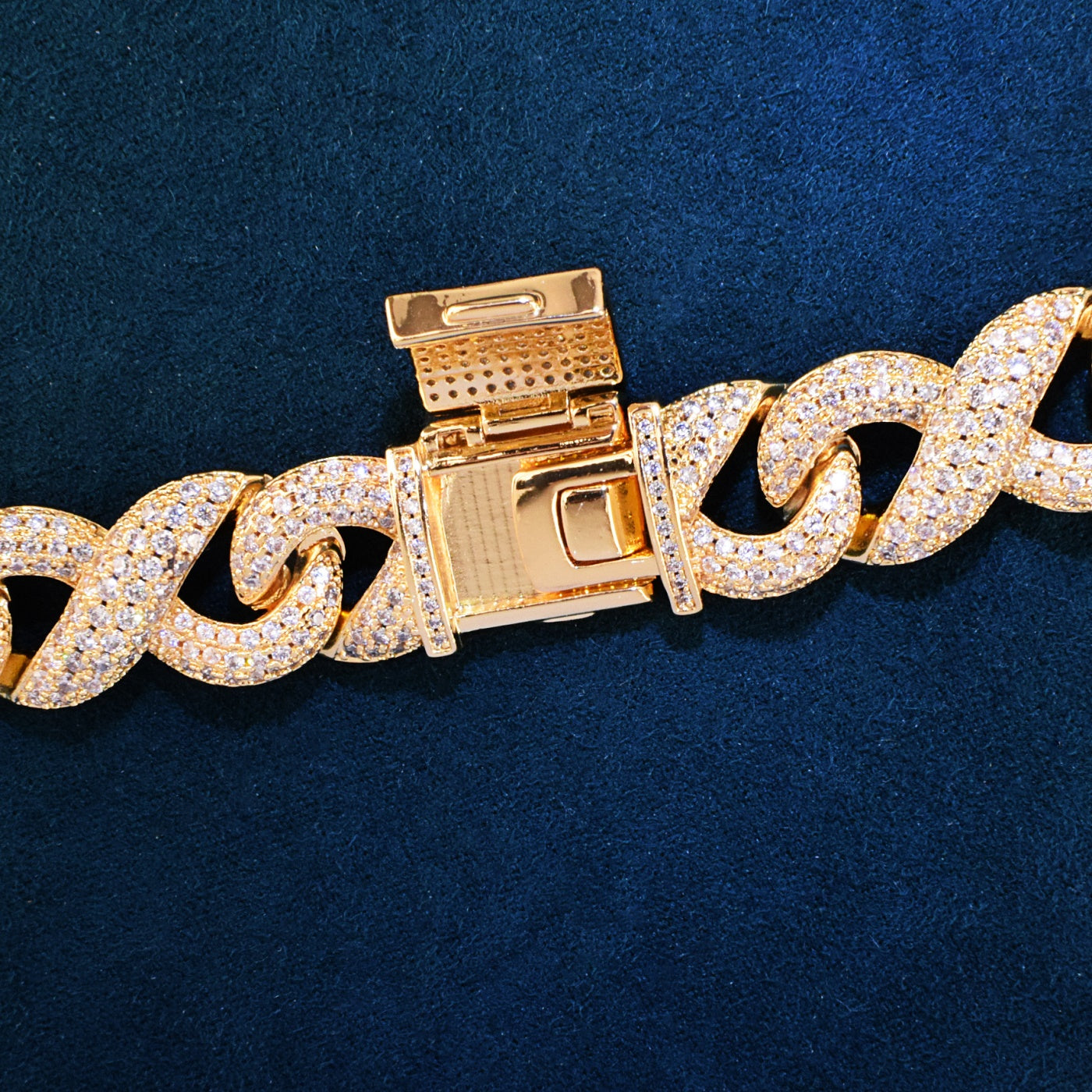 Infinity Style Miami Cuban Chain Bracelet