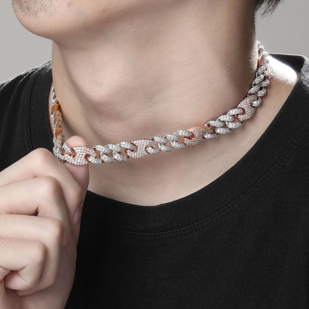 12mm Miami Heavy Lock Clasp Cuban Link Chain