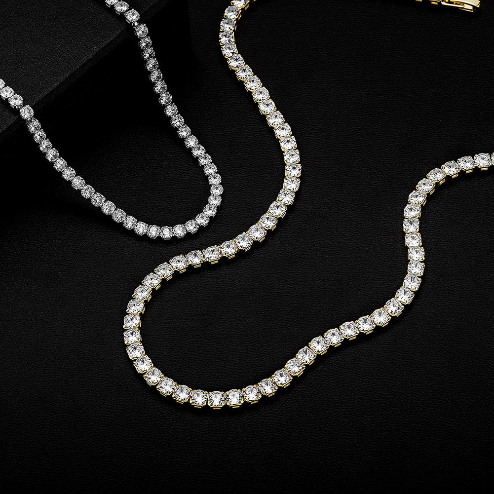 Classic Micro Tennis Necklace 2.5-5mm