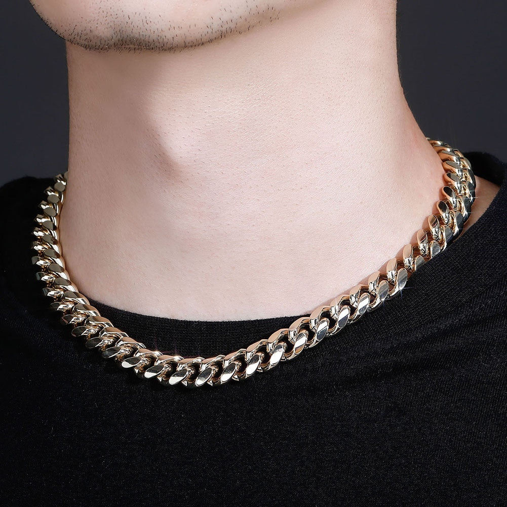 10MM & 12MM Cuban Chain Necklace