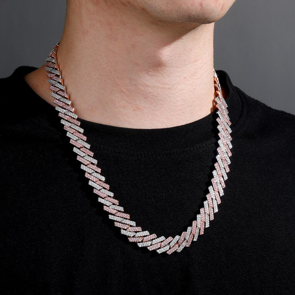 14mm Miami Cuban Link Chain Necklace