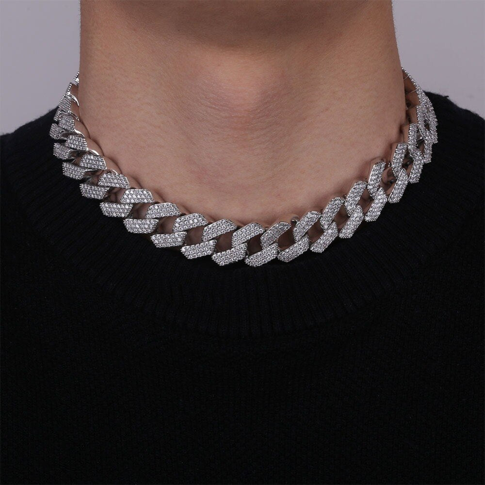 20mm Chains Plated Statement Collar