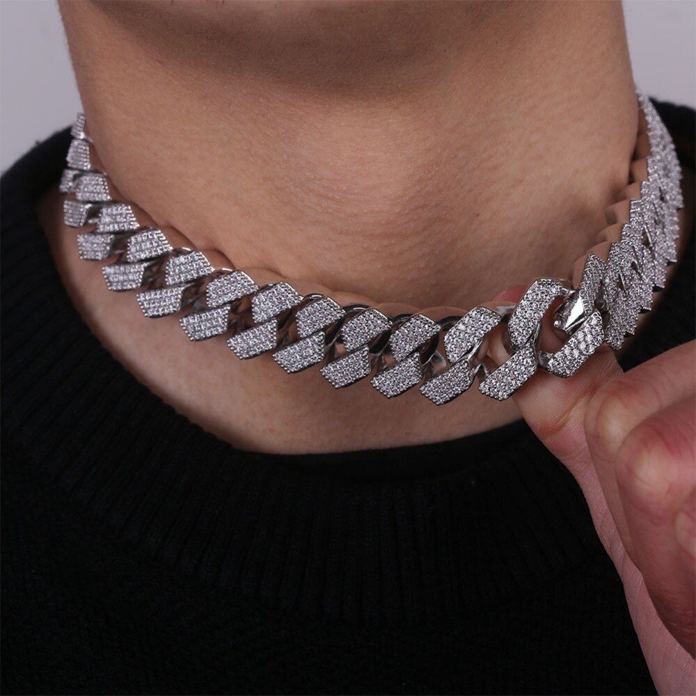 20mm Chains Plated Statement Collar