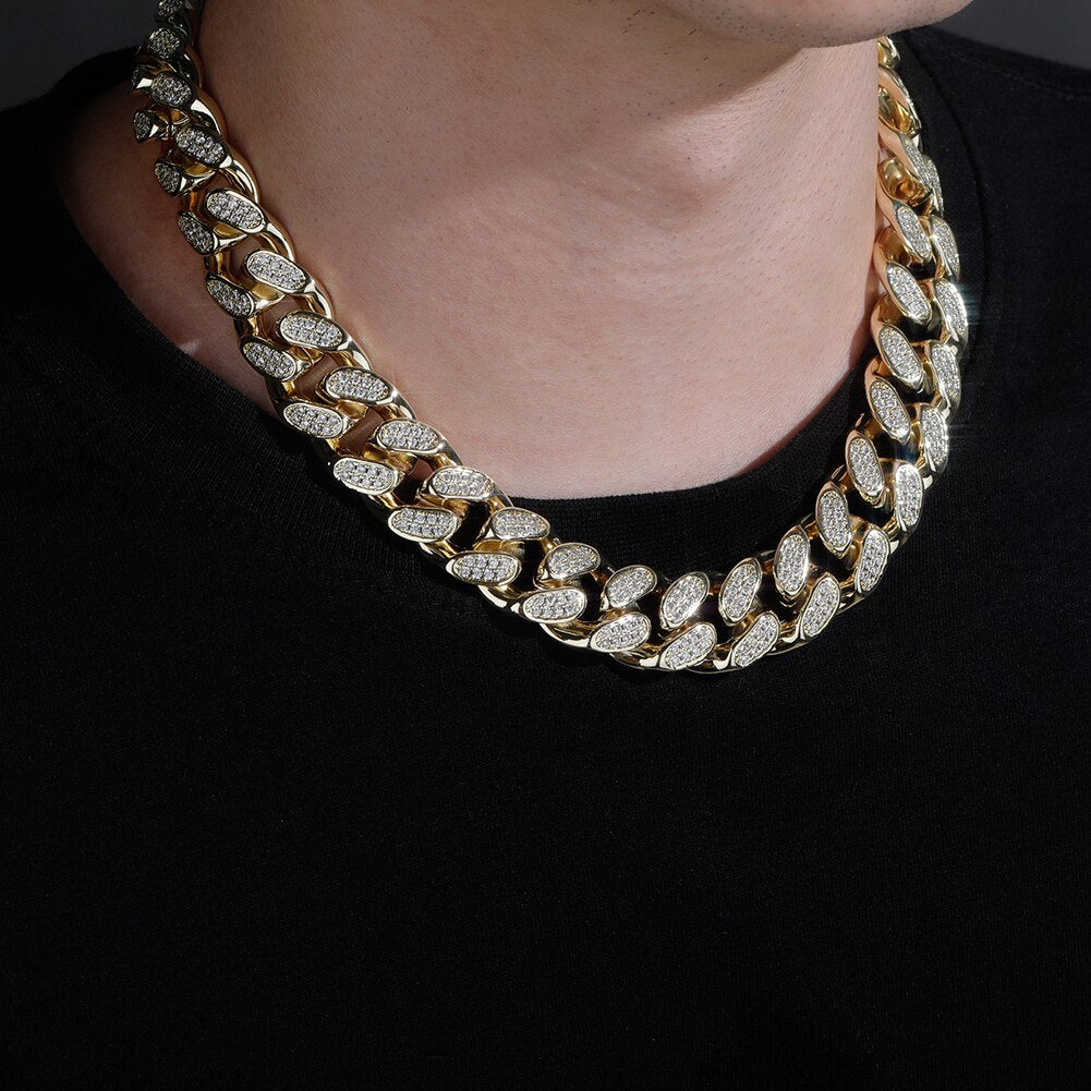 18mm Heavy Luxury Cuban Link Necklace