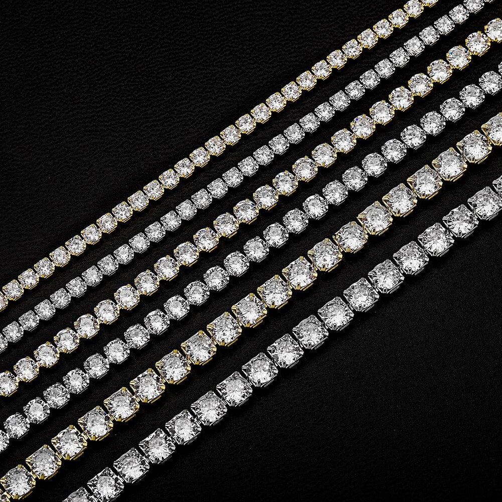 Classic Micro Tennis Necklace 2.5-5mm