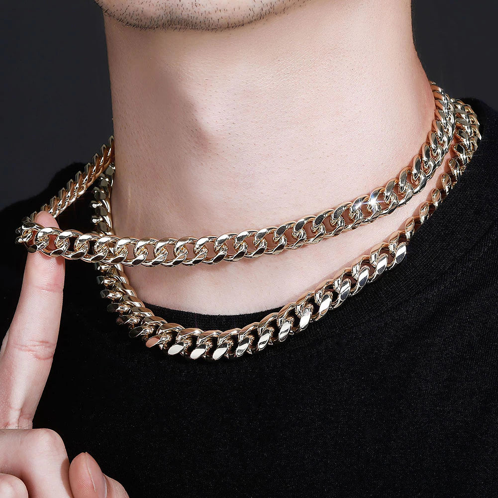 10MM & 12MM Cuban Chain Necklace