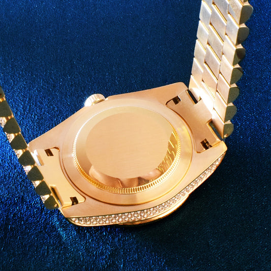 Green Watches For Men Stainless Steel Mesh Belt