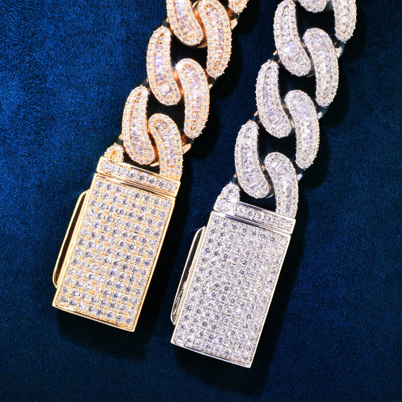 Miami Baguette Cuban Chain Bracelet