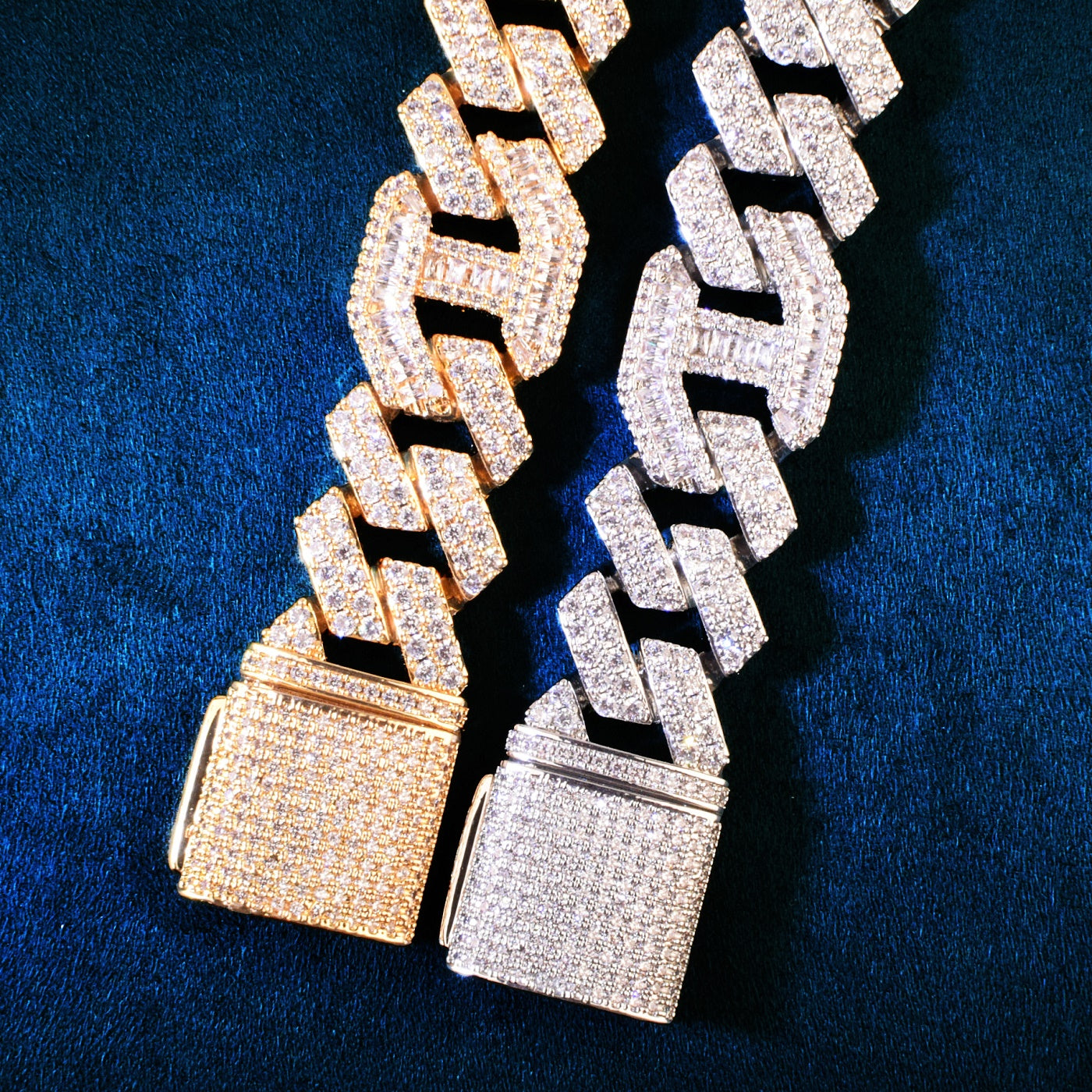 Miami Baguette Cuban Chain Bracelet