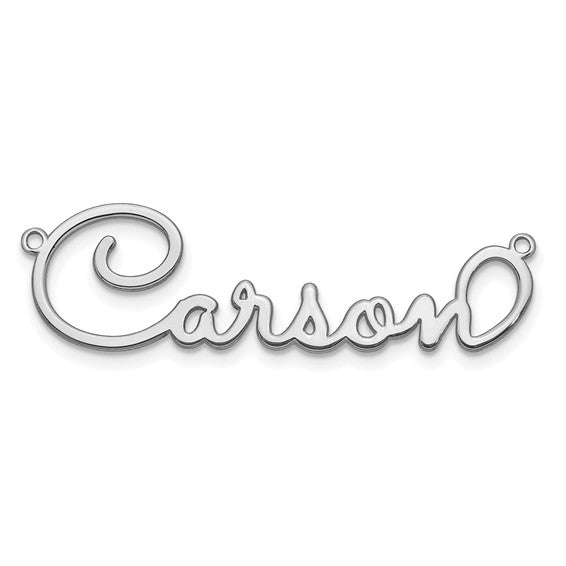 Polished Sacramento Font Name Plate