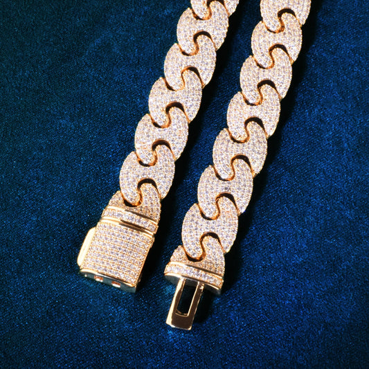 Solid Miami Cuban Chain Bracelet