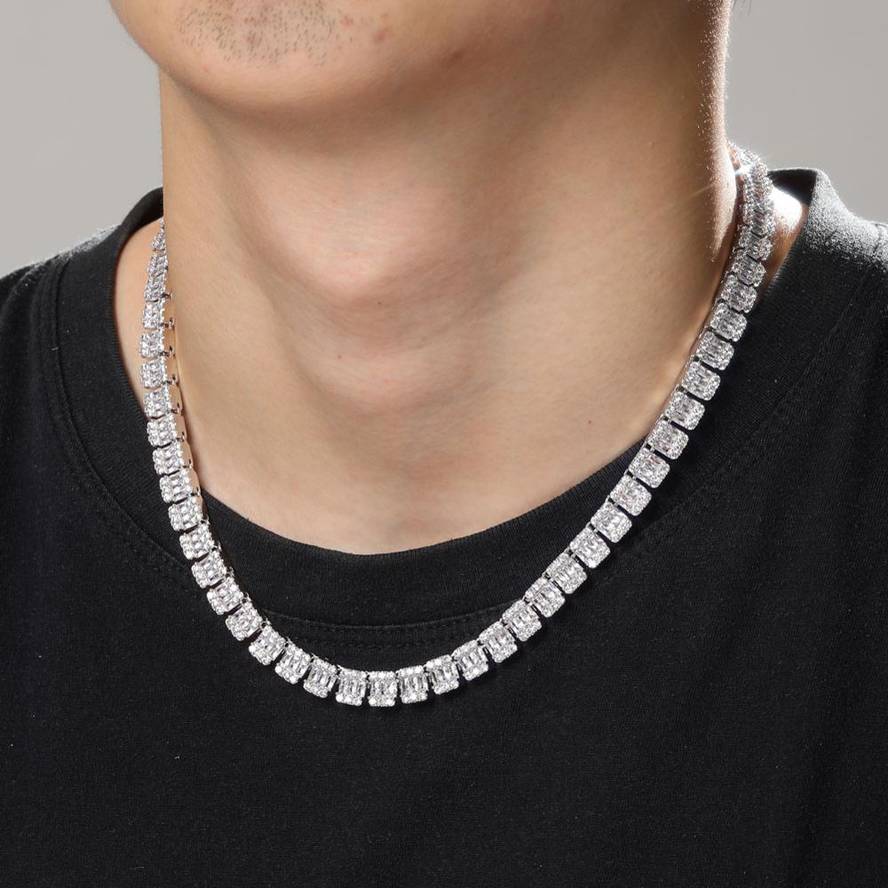 10mm Men Tennis Necklace