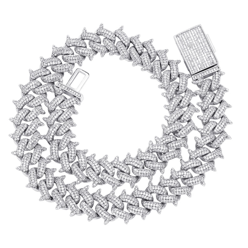 14MM Miami Big Box Clasp Cuban Link