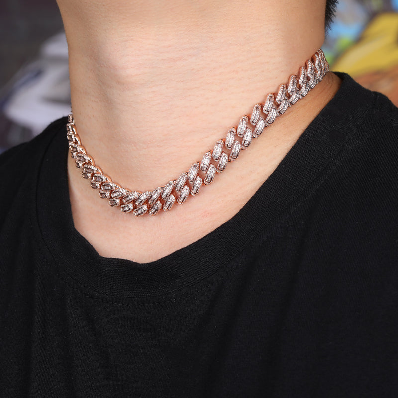 14mm Miami New Box Clasp Cuban Link Chain