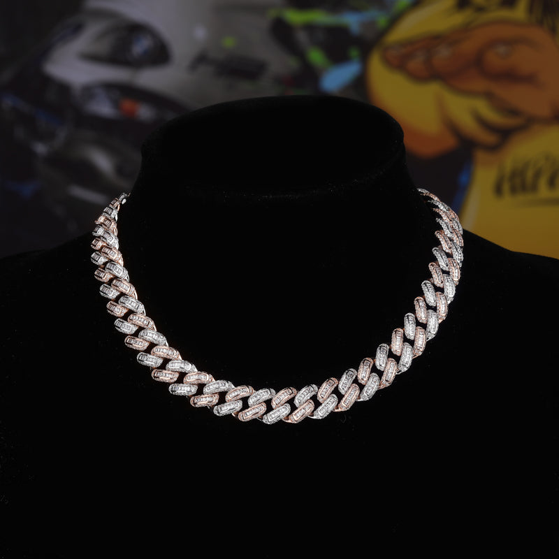 14mm Miami New Box Clasp Cuban Link Chain