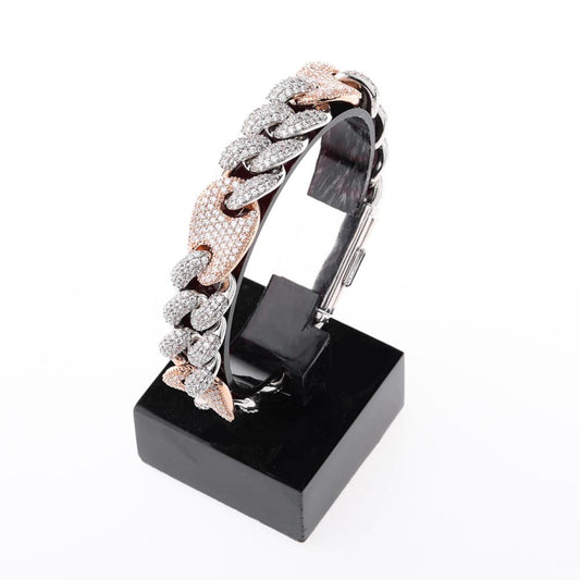 16mm Iced Out Cuban Bracelet