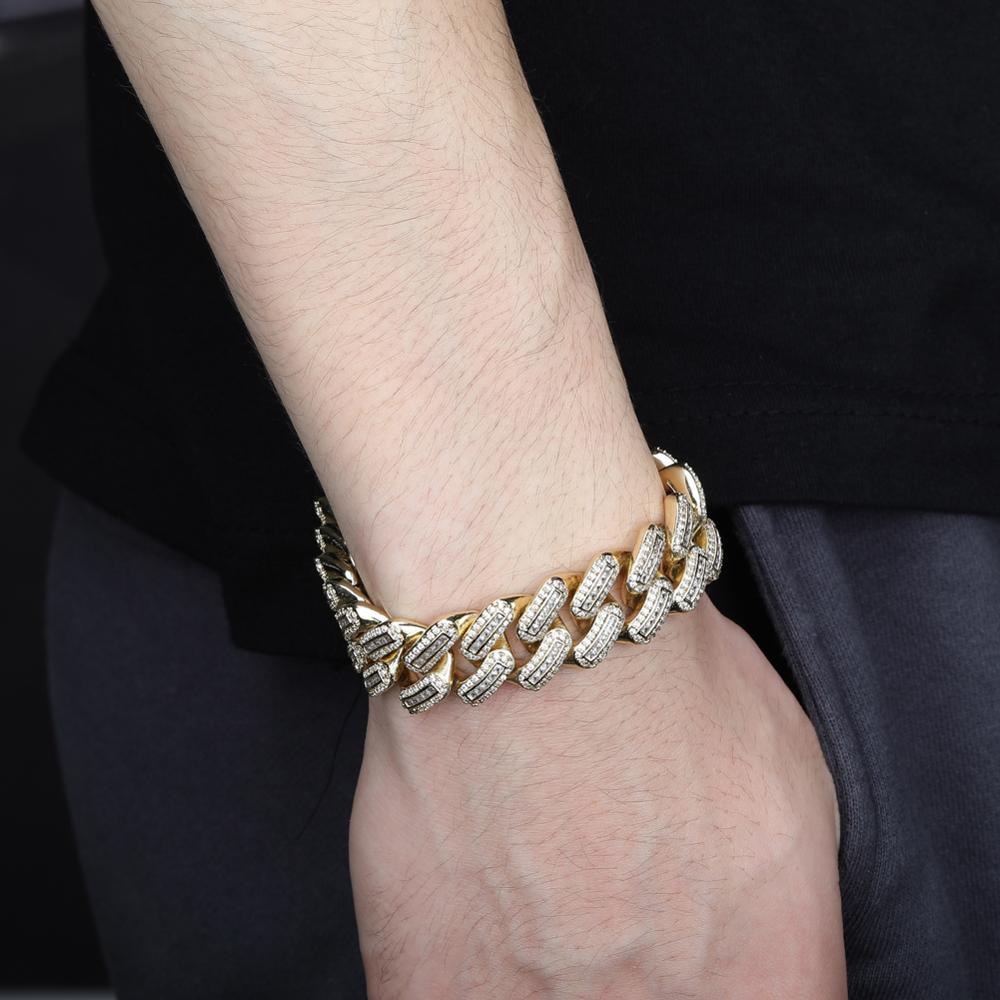 18m Miami Big Box Clasp Cuban Bracelet