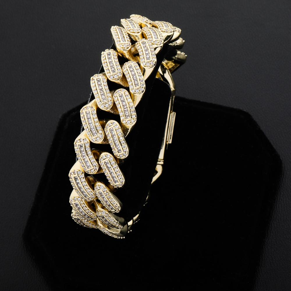 18m Miami Big Box Clasp Cuban Bracelet