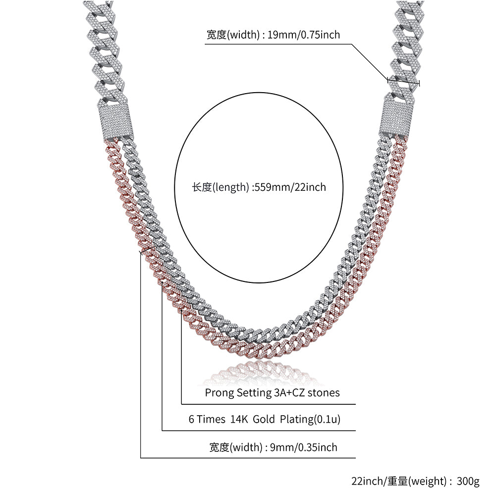 19MM Miami Cuban Link Chain