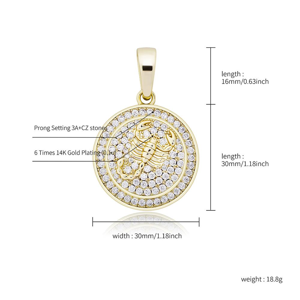 12 Zodiac Signs Necklace