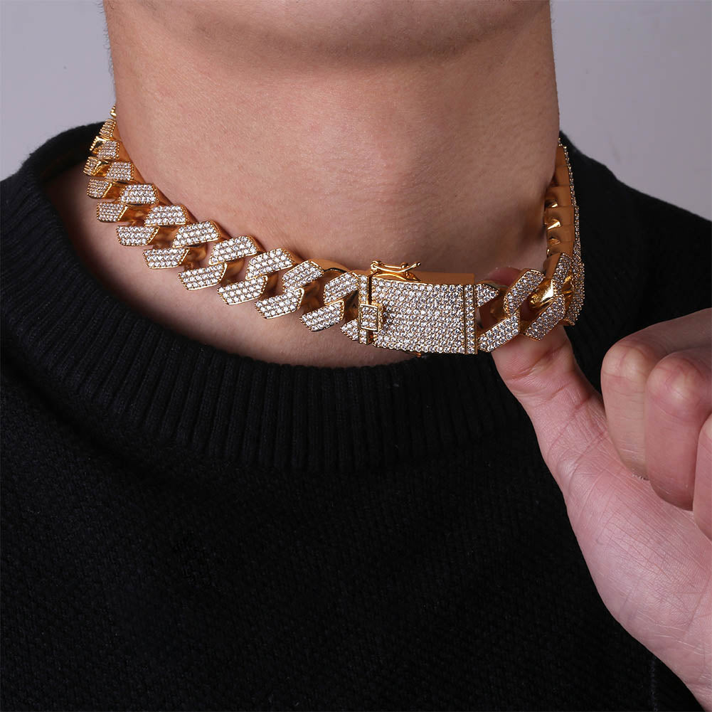 20mm Chains Plated Statement Collar