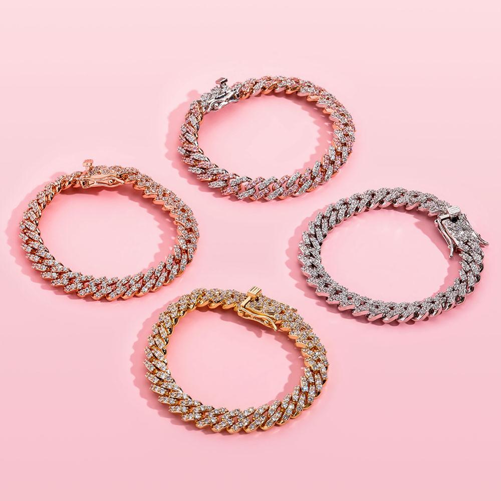 8mm Miami Cuban Chain Bracelet