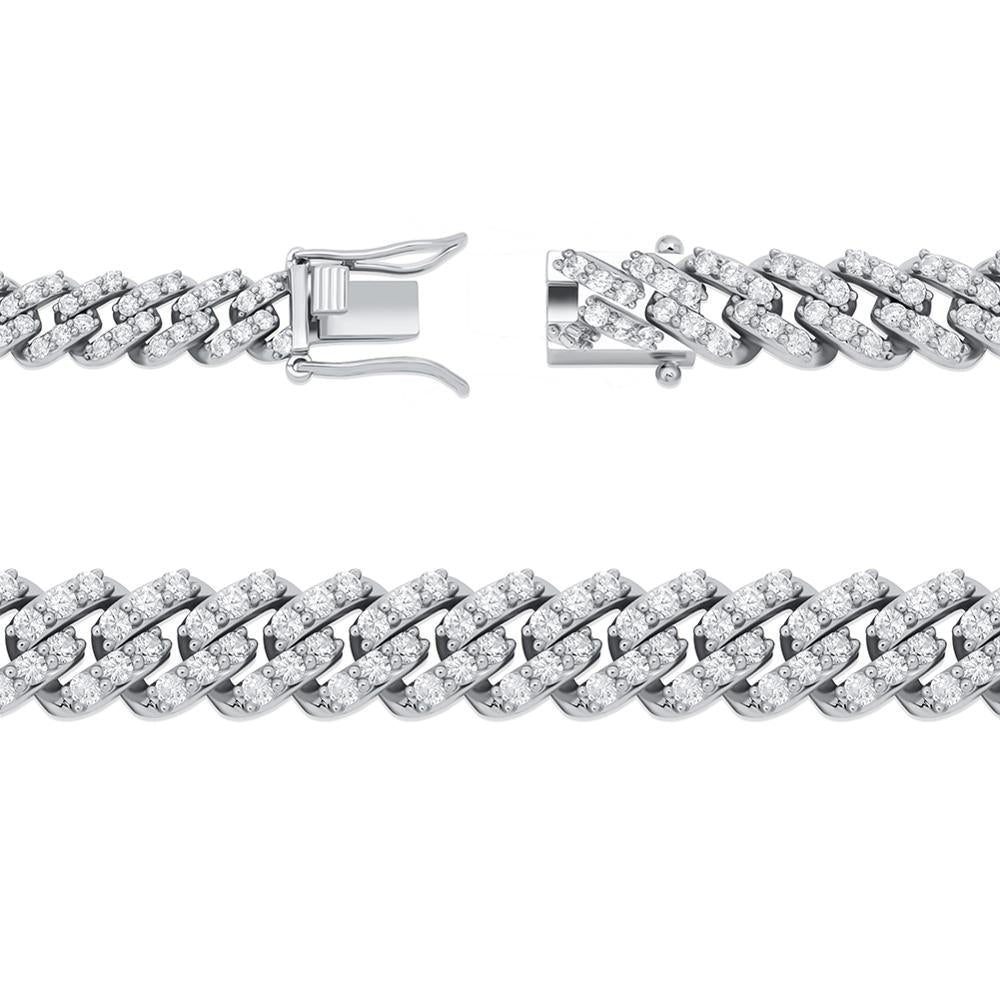 8mm Miami Cuban Chain Bracelet