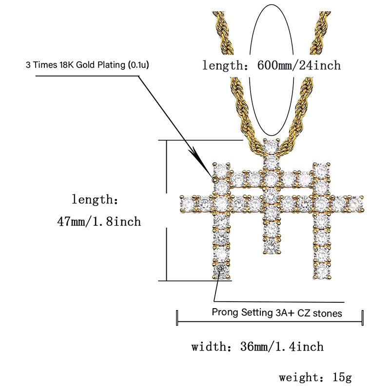 Gunna Cross Necklace