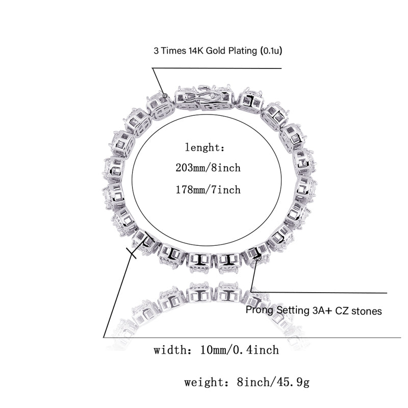 Cubic Zirconia Choker Bracelet